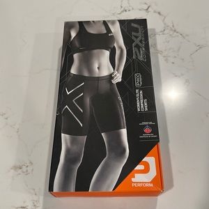 NWT/original packaging, 2XU compression shorts.